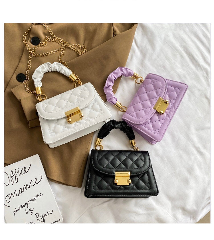 Naomi Square Lock Clasps Crossbag