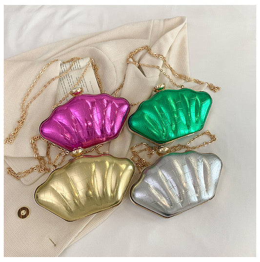 Salina Elegant Shelves Saddle Evening Bags