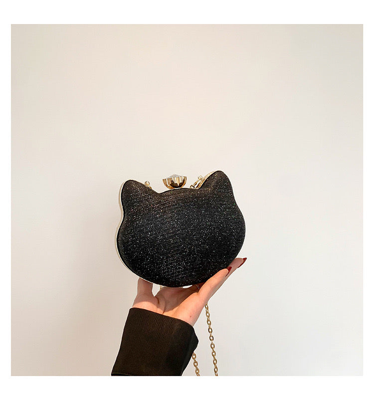 Lydia Rhinestone Geometric Round Evening Bag