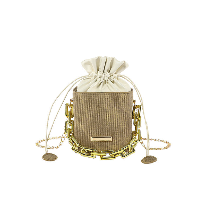 Adia Vintage Bucket String Crossbody Bags