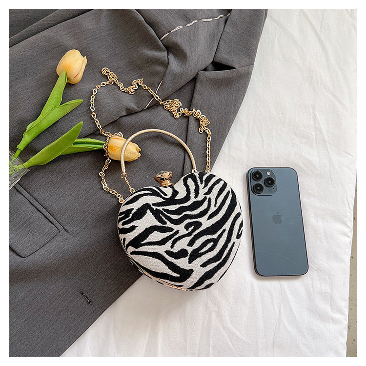 Nancy Heart-Shaped Evening Bag