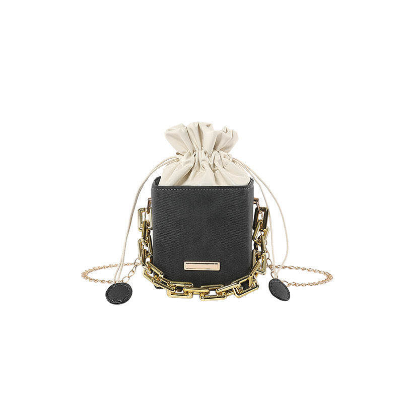 Adia Vintage Bucket String Crossbody Bags